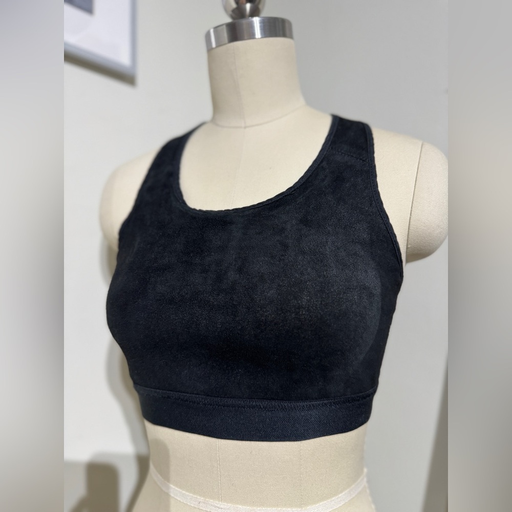 Isabel Benenato leather black small top